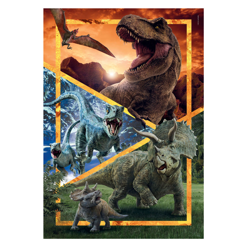 Clementoni Jigsaw Puzzle Super Color Jurassic World, 104.