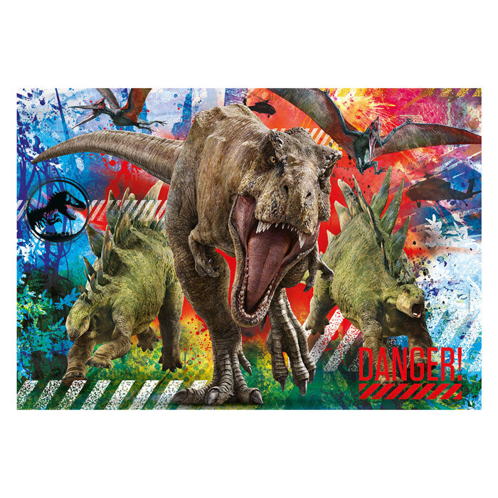 Clementoni SuperColor Puzzle Jurassic World 180 pezzi