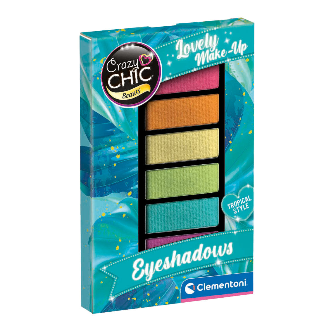 Clementoni Crazy Chic Eye Shadow Tropical, 8dlg.