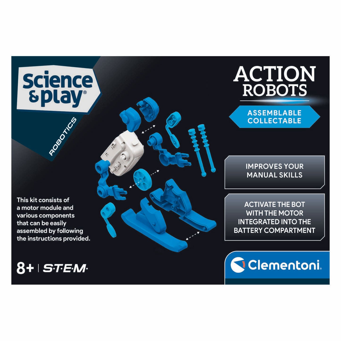Clementoni Science Game Action Robots - Sciatore