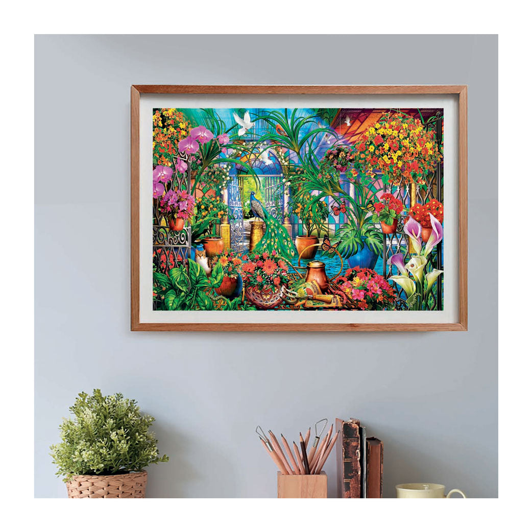 Clementoni Jigsaw Puzzle Artwork The Greenhouse Caretakers, 500st.