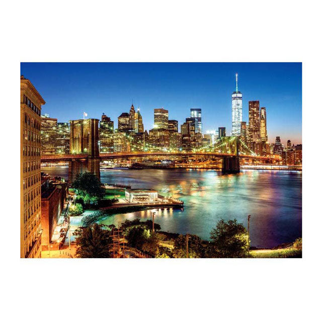 Clementoni puzzle luces del puente de brooklyn, 6000 uds.