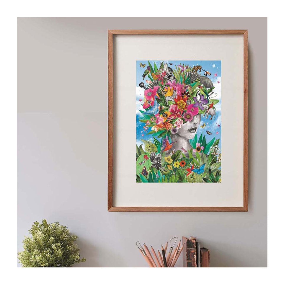 Clementoni Jigsaw Puzzle testa nella giungla, 500st.