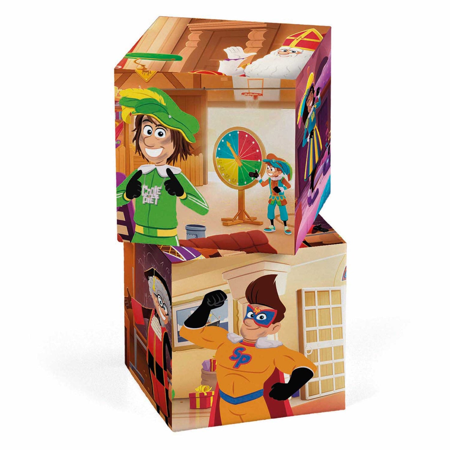Puzzle a blocchi Clementoni Sinterklaas - 12 pezzi.