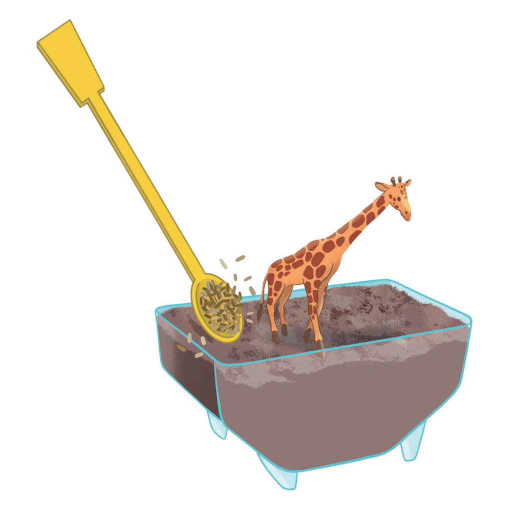Gioco scientifico Clementoni il mio terrario selvaggio - giraffa