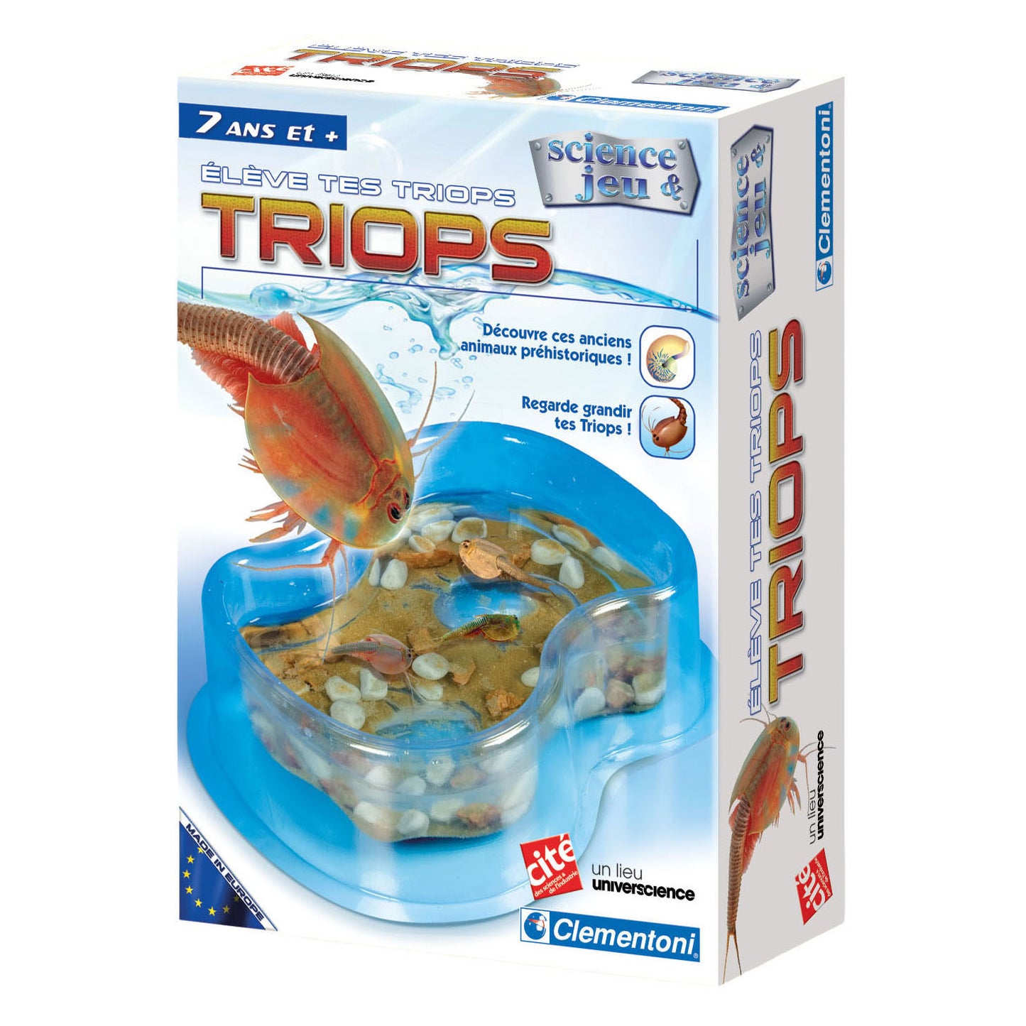 Il gioco scientifico Clementoni fa crescere i tuoi triops