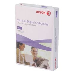 Set di moduli xerox bianco rosa su tre lati senza carta autocopiante