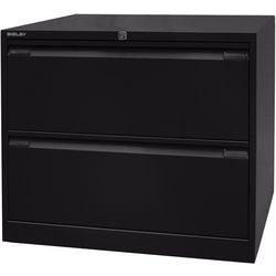 Mobile classificatore bisley df2633 nero 2 cassetti