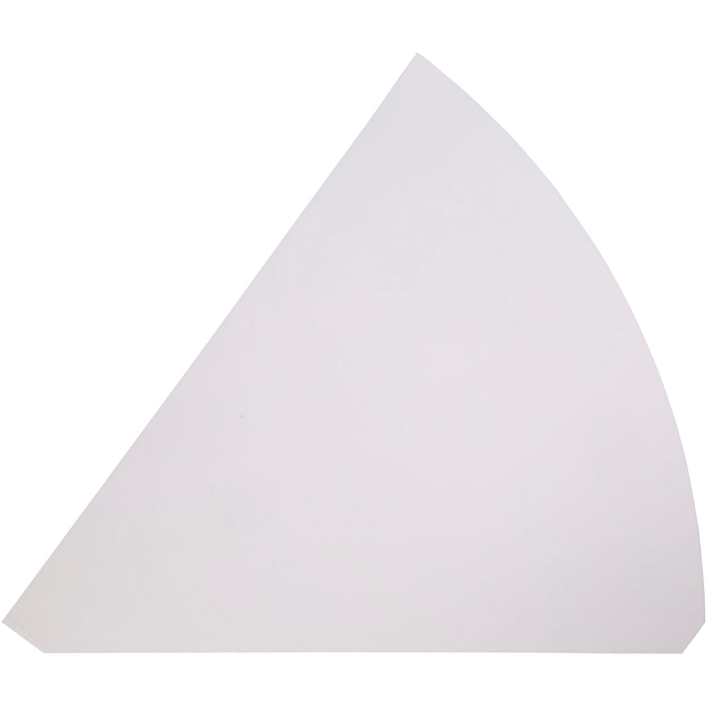 Coni aziendali Creativ, h: 68 cm, p 20 cm, bianco, 5 pezzi 1 scatola
