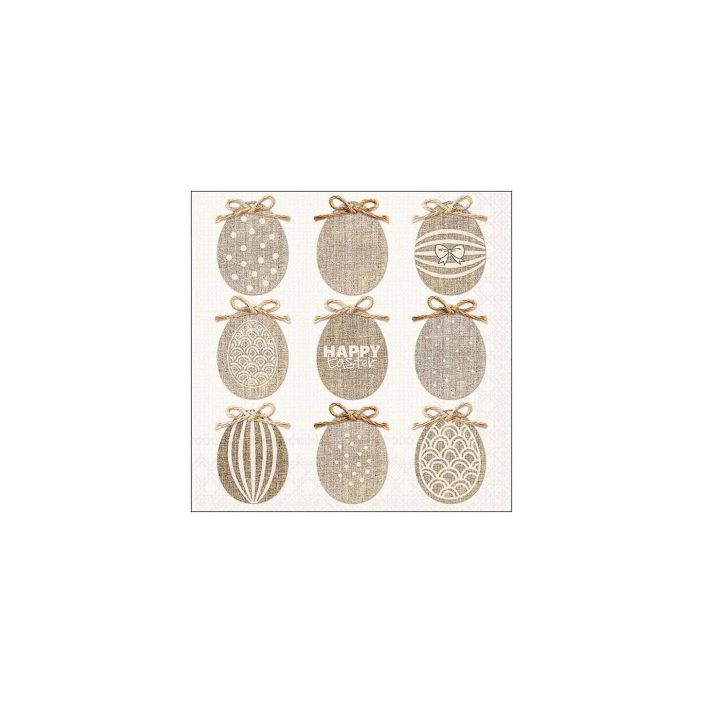 Servilletas Ambiente 33cm natural Pascua