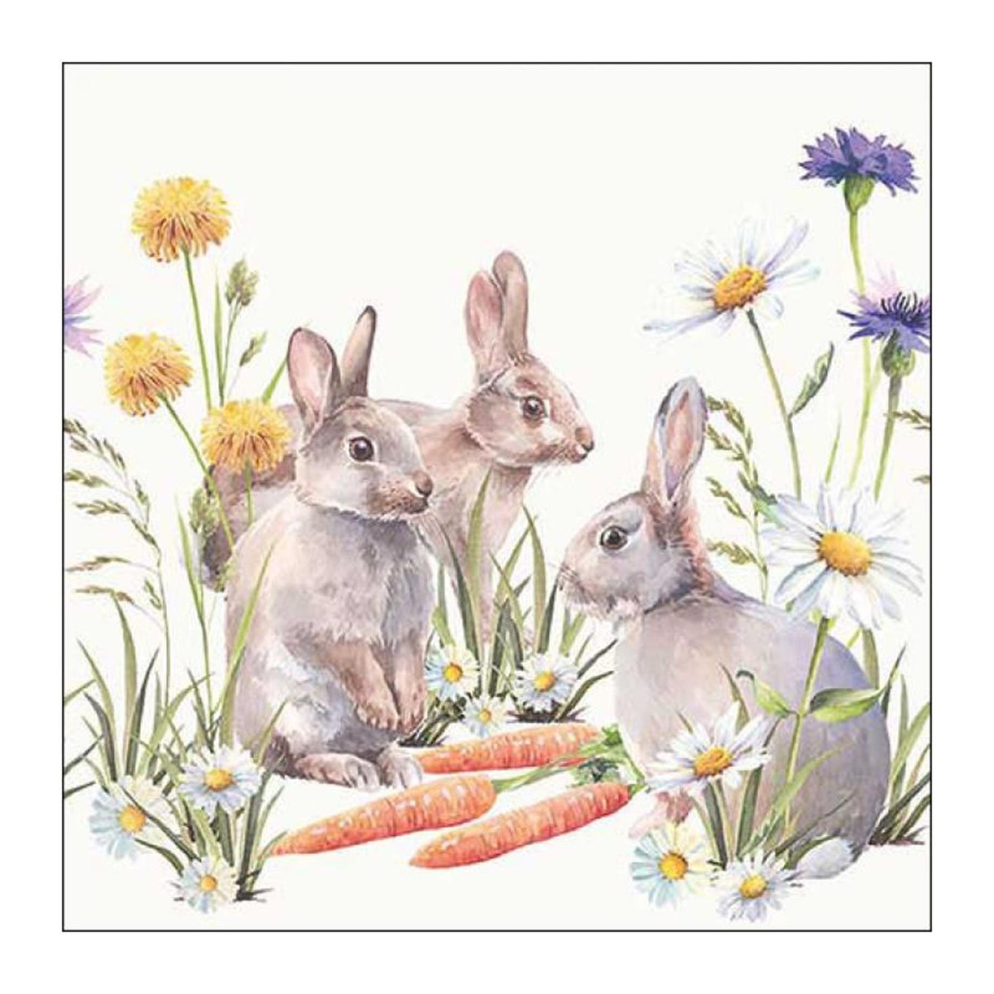 Servilletas Ambiente golosina de zanahoria 33x33cm