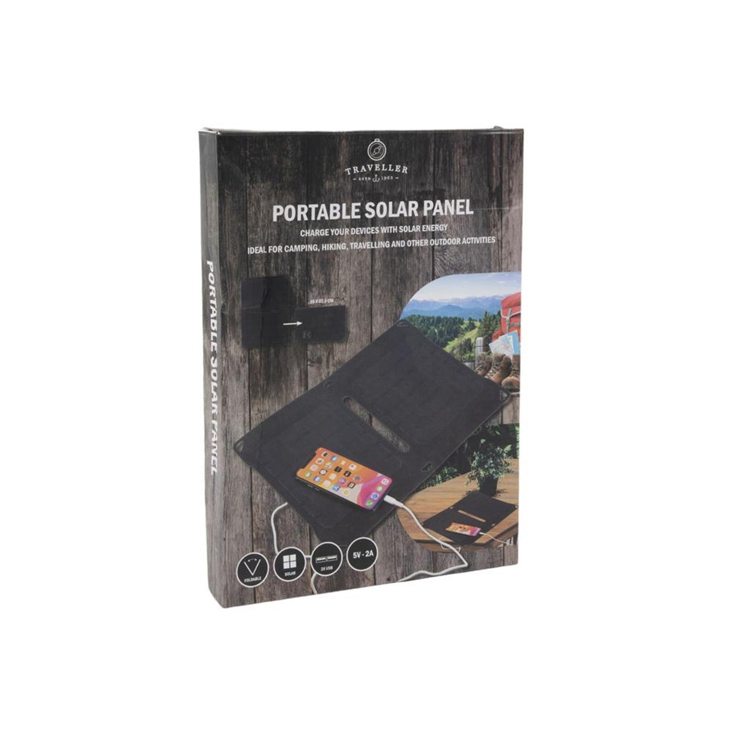 Panel solar portátil Svenska living con 2x USB