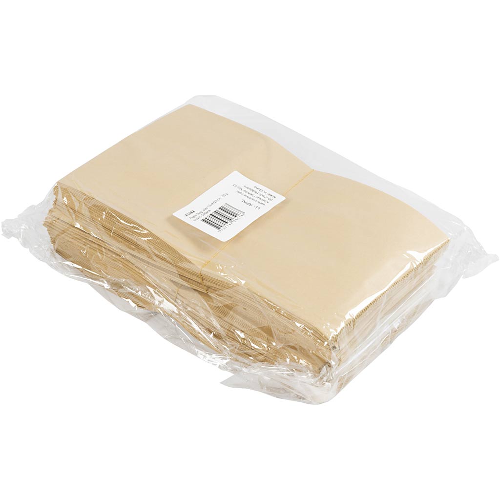 Buste di carta Creative Company, h: 27 cm, misura 9x15 cm, 50 g, marrone, 100 pezzi 1 scatola