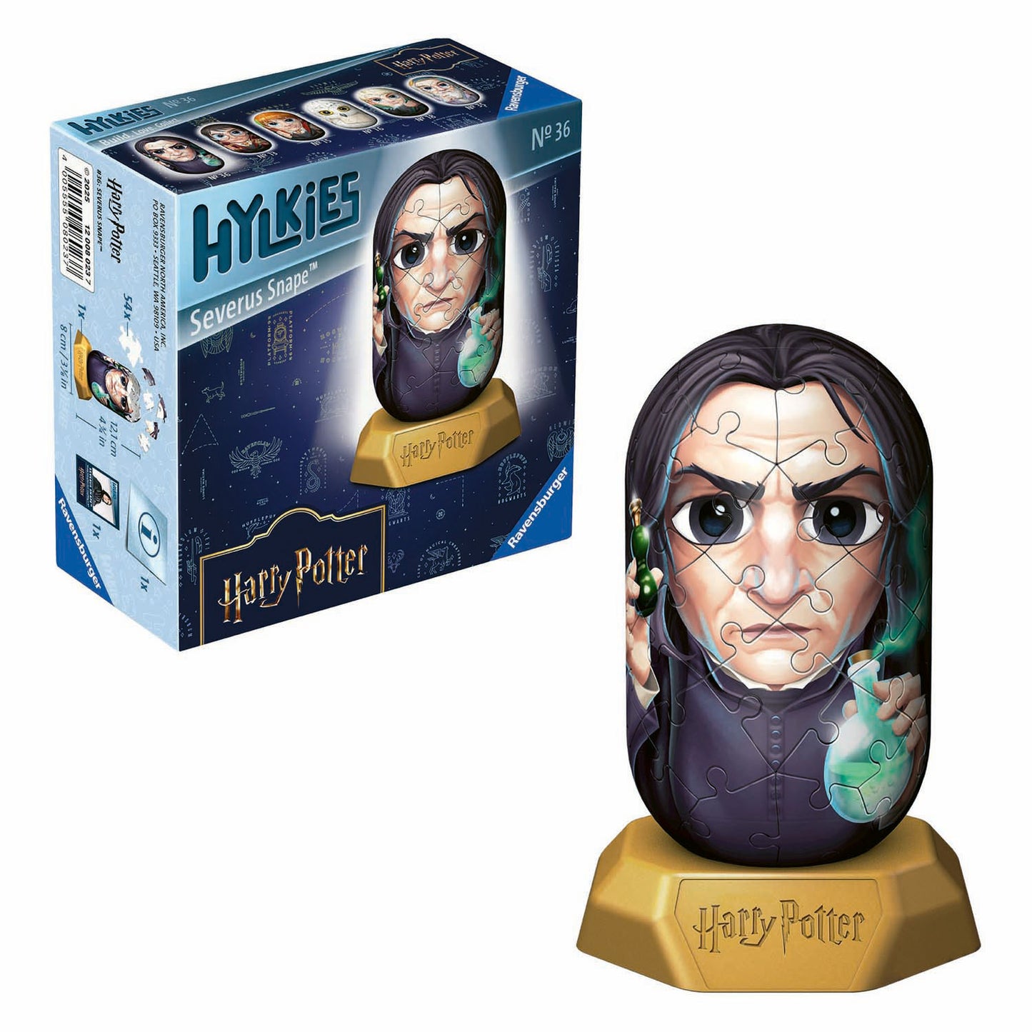 Ravensburger Puzzle 3D Hylkies Harry Potter Severus Snape - 54 piezas.