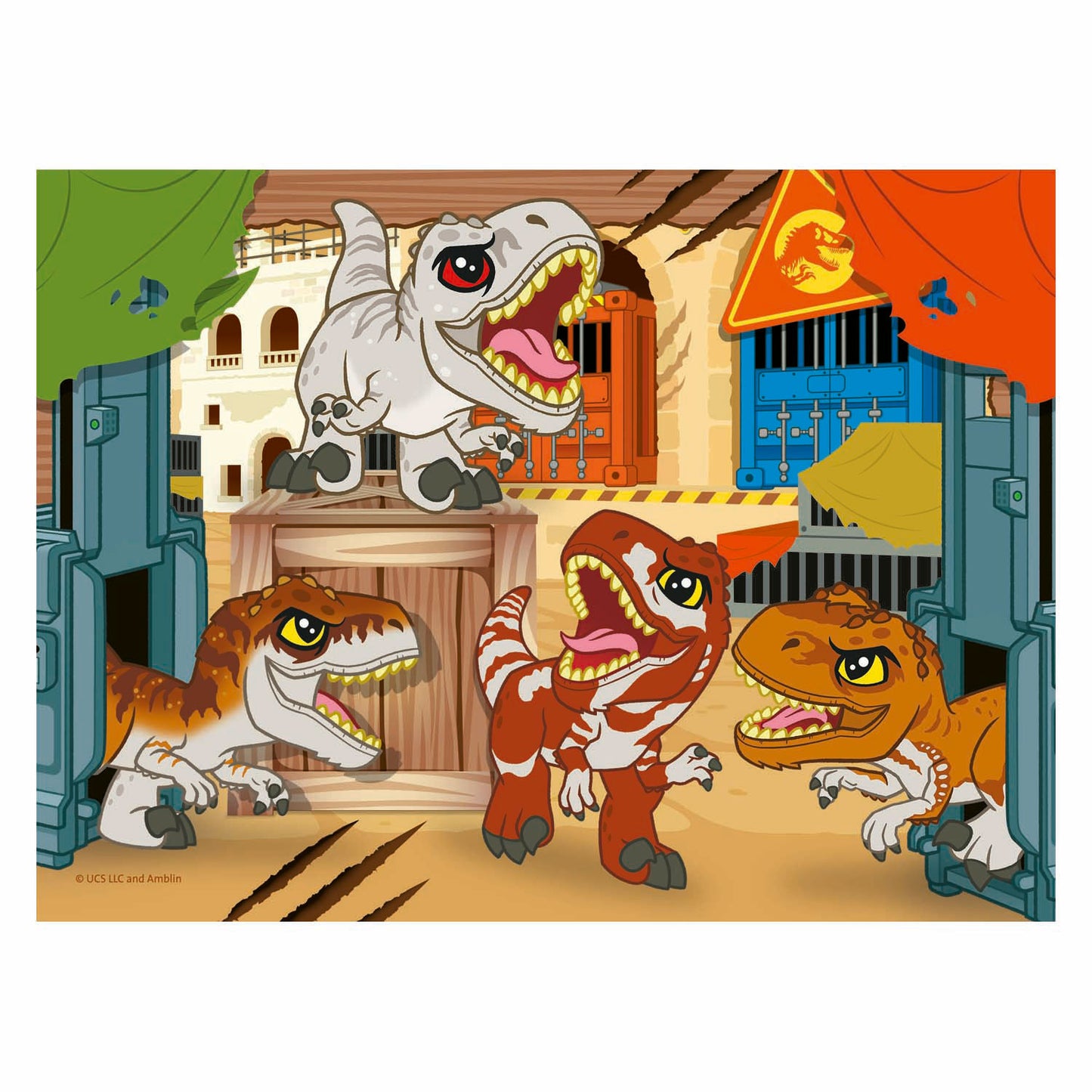 Puzzle Ravensburger Jurassic World Explorers - 4 puzzle