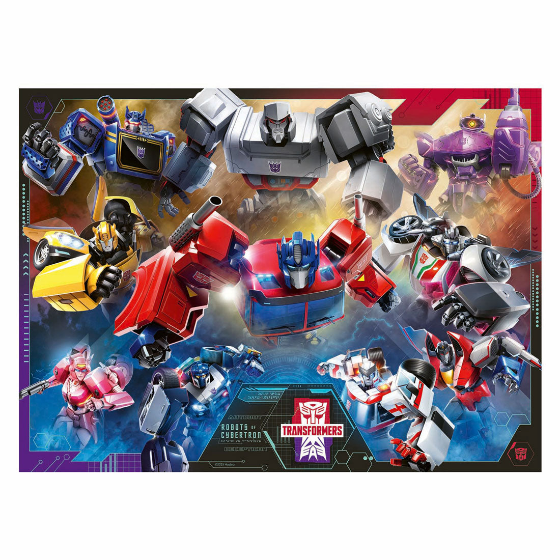 Transformadores de rompecabezas Ravensburger - 100 piezas. xxl