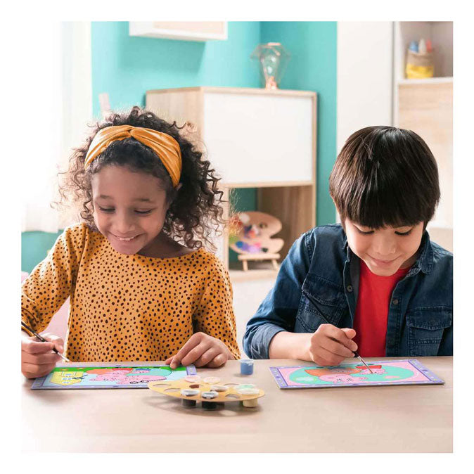 Ravensburger schilderen op nummer peppa pig familie creatief speelgoed.
