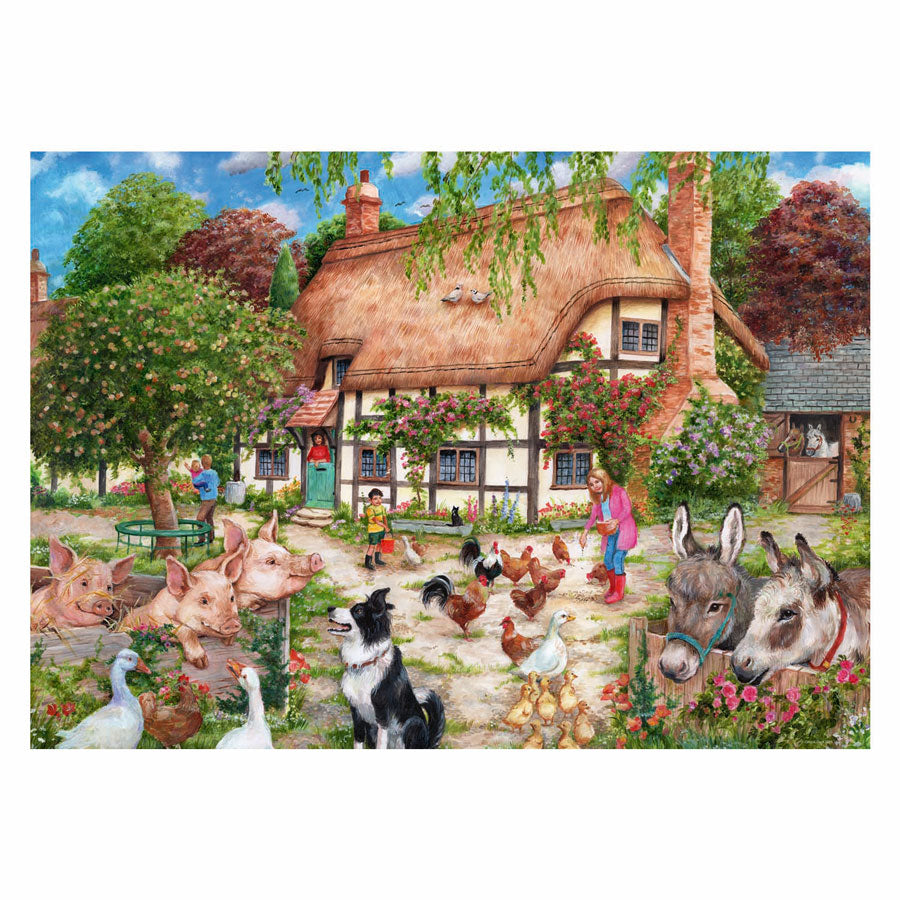 Puzzle Ravensburger Cottage Farm - 1000 pezzi.