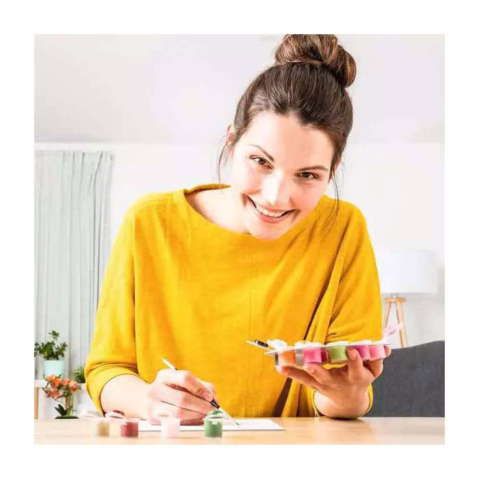 Ravensburger creart vernice per numero - limone
