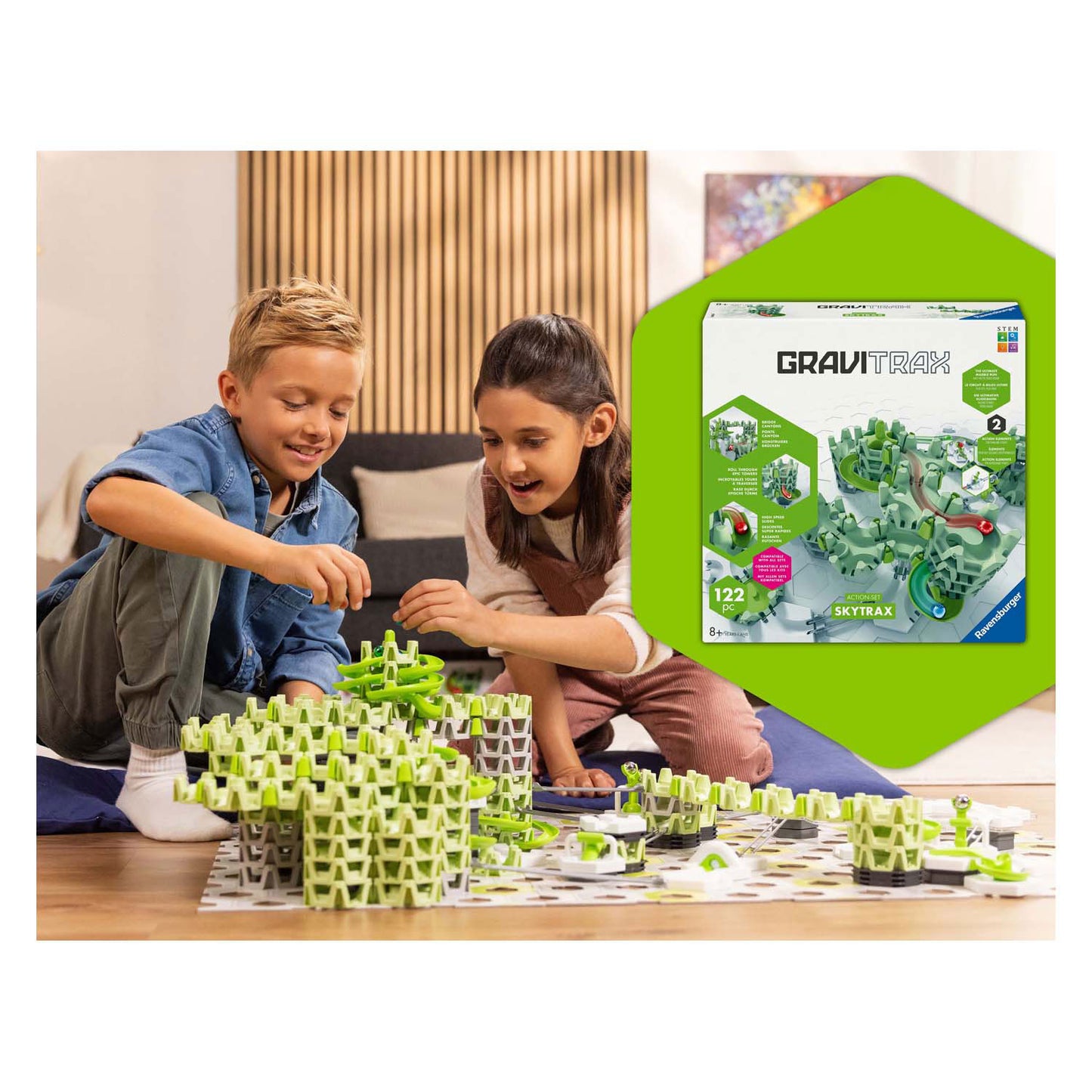 Ravensburger gravitrax base acción set skytrax m