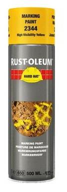 Vernice per marcatura gialla di sicurezza aerosol ruggine-oleum 500ml
