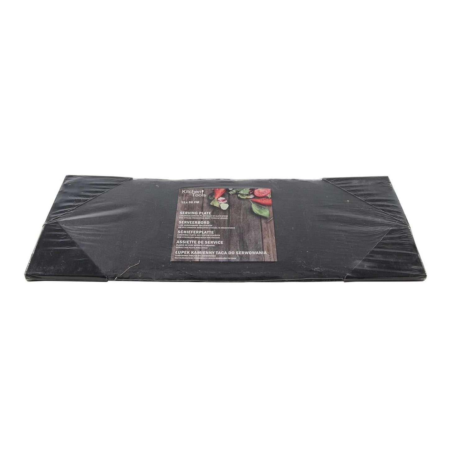 Tabla de servir utensilios de cocina pizarra 11x30cm