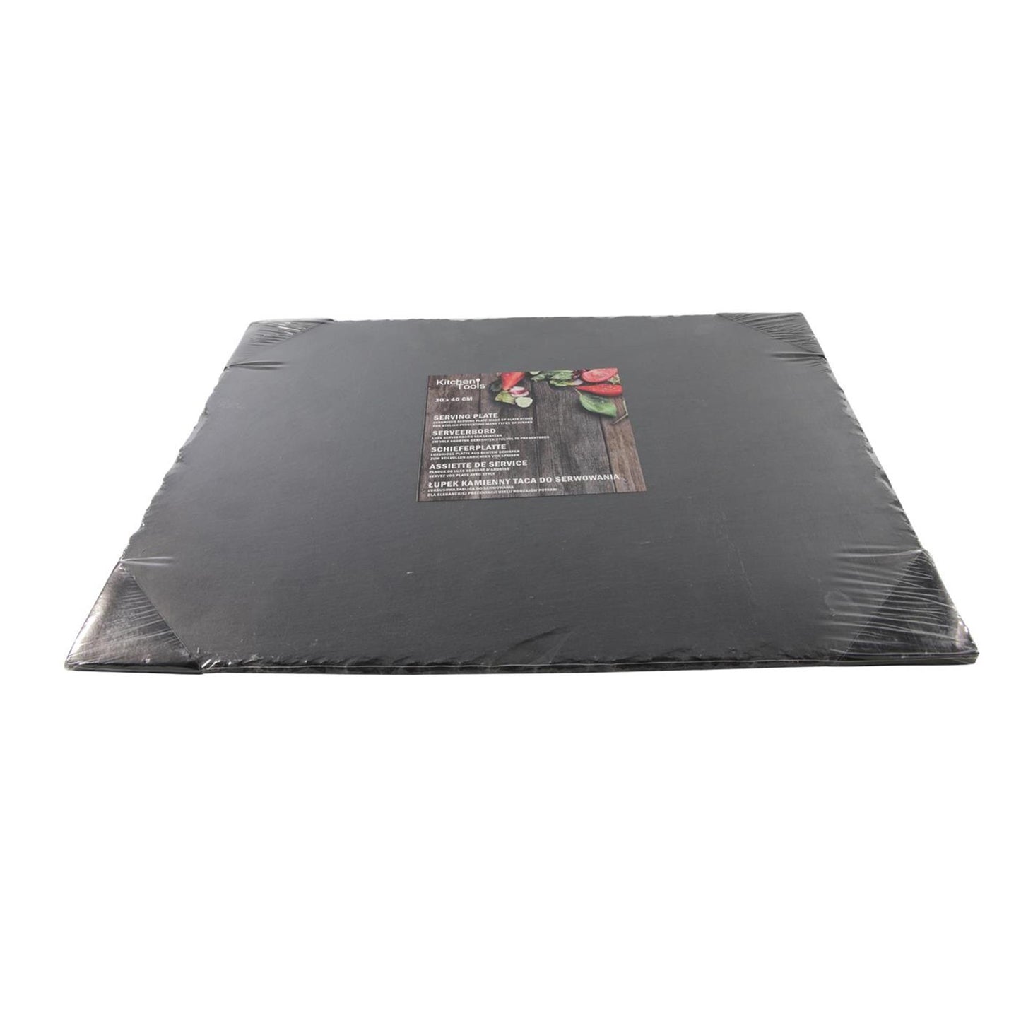Tabla de servir utensilios de cocina pizarra 30x40cm