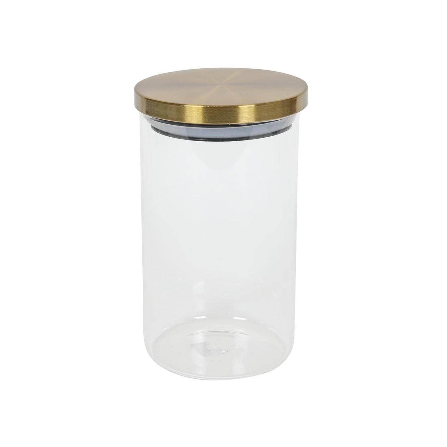 Barattolo di vetro con coperchio dorato da 900 ml