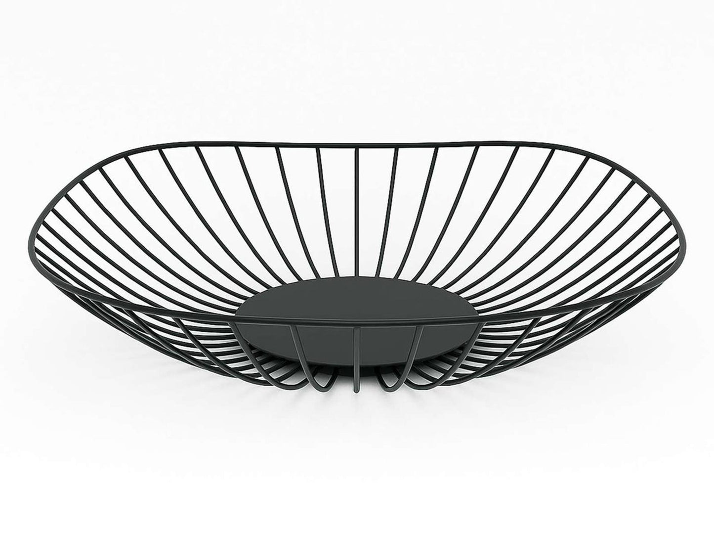 Frutero 26,5x26,5x6,3cm negro