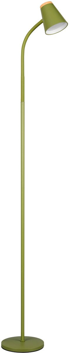 Rl live your light reality pongo - vloerlamp - groen - incl. 1x smd 4,5 w - flexibel - led-printplaat met hoog voltage - niet dimbaar