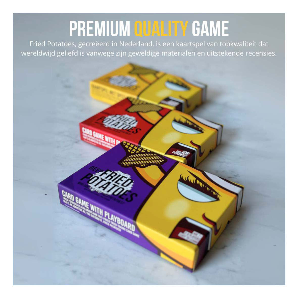 Patate fritte game di cartoline di patate fritte edizione fritta (NL)