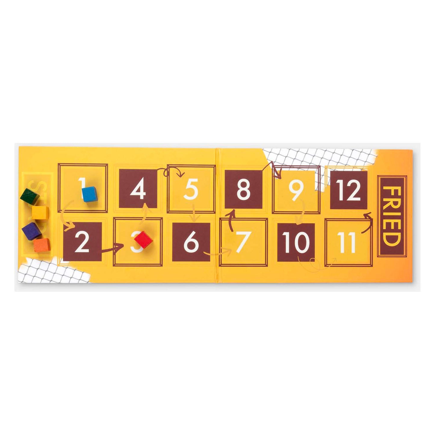 Patate fritte di patate fritte gioco bruciato (NL)