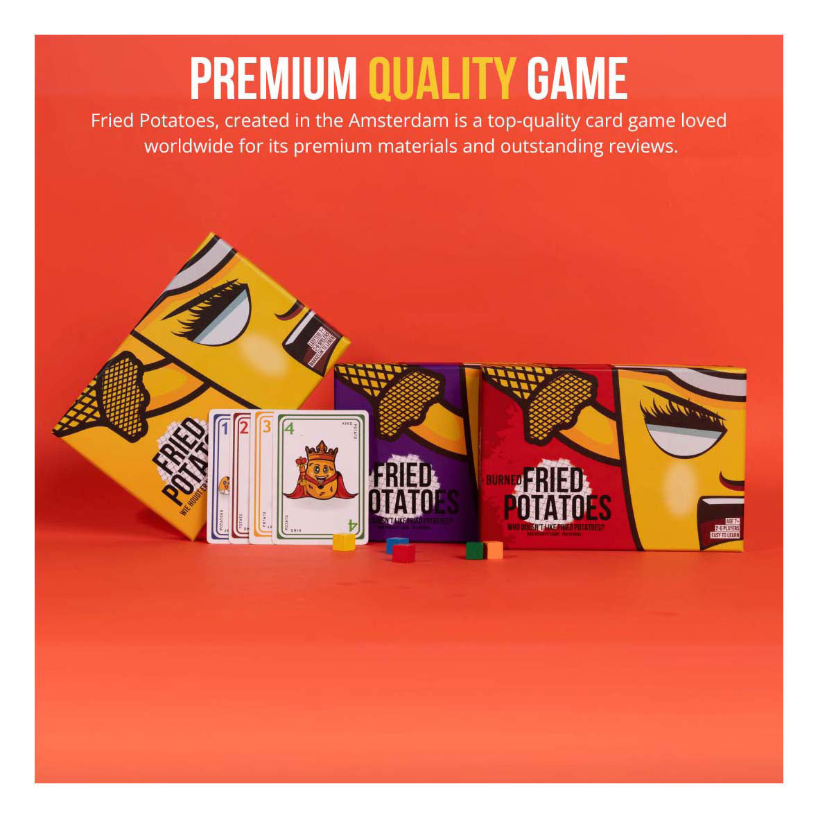 Patate fritte game card patate fritte bruciate (inglese)