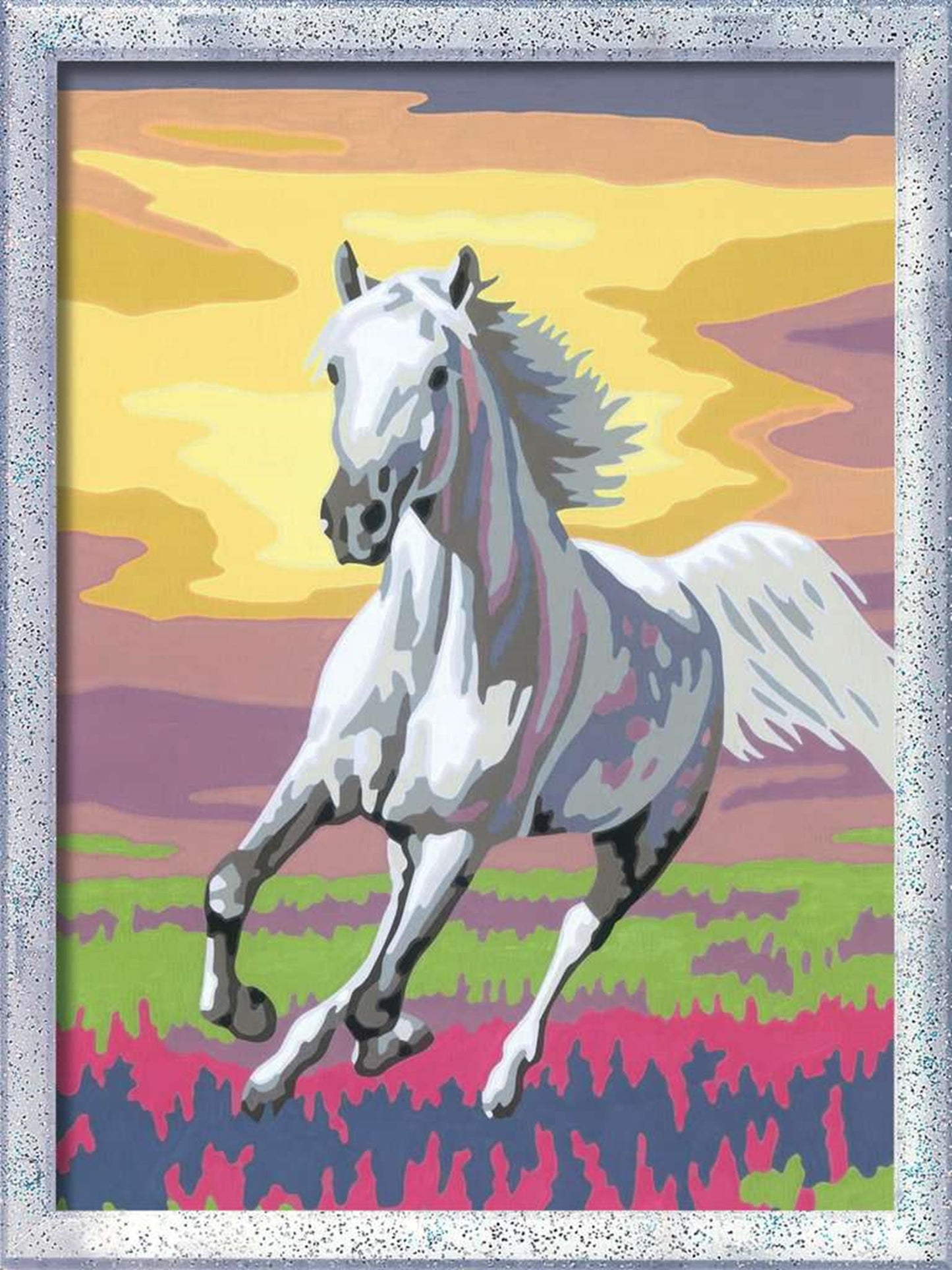 Ravensburger Pintura de Ciente en Number Horse al atardecer