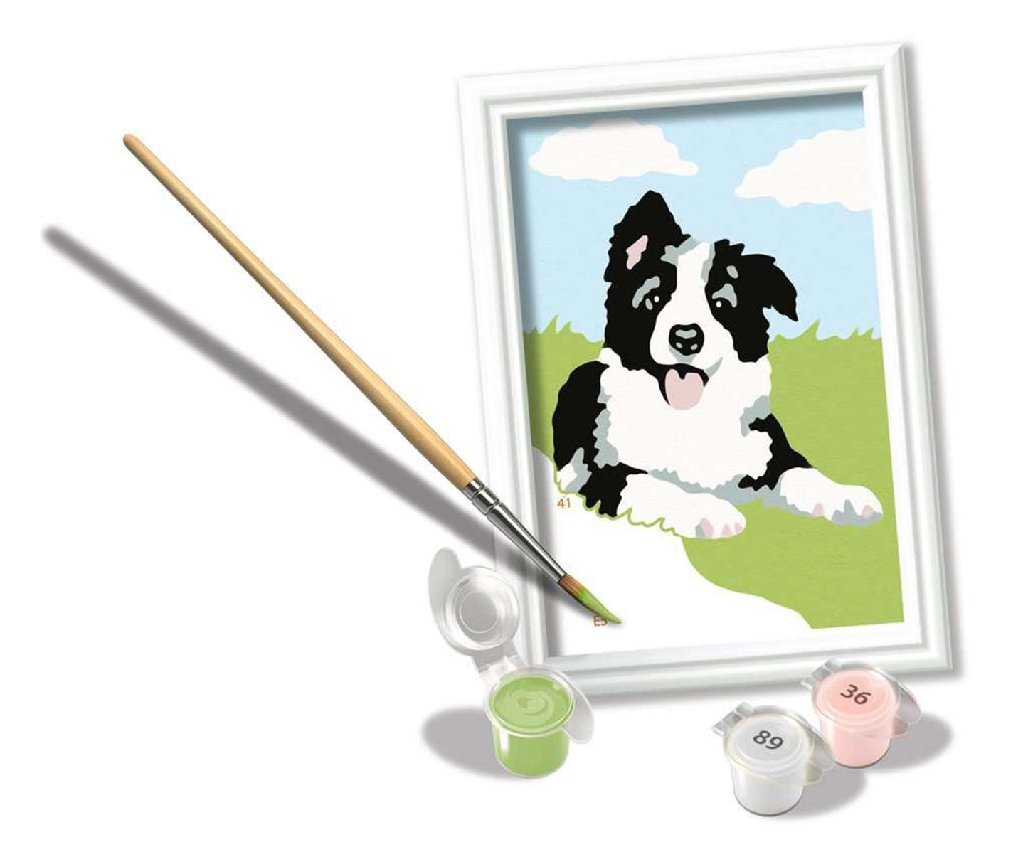 Ravensburger Creart Painting on Number Border Collie