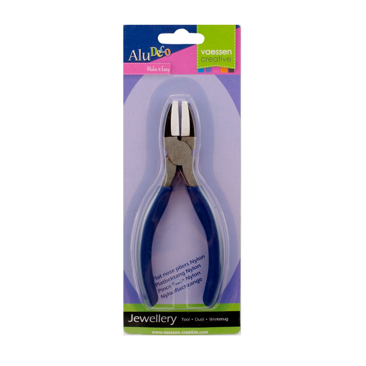Vaessen creative • pinza a becchi piatti con nylon
