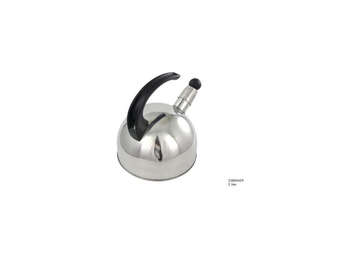 Hervidor con silbido para utensilios de cocina, bola de acero inoxidable, 1,5 litros
