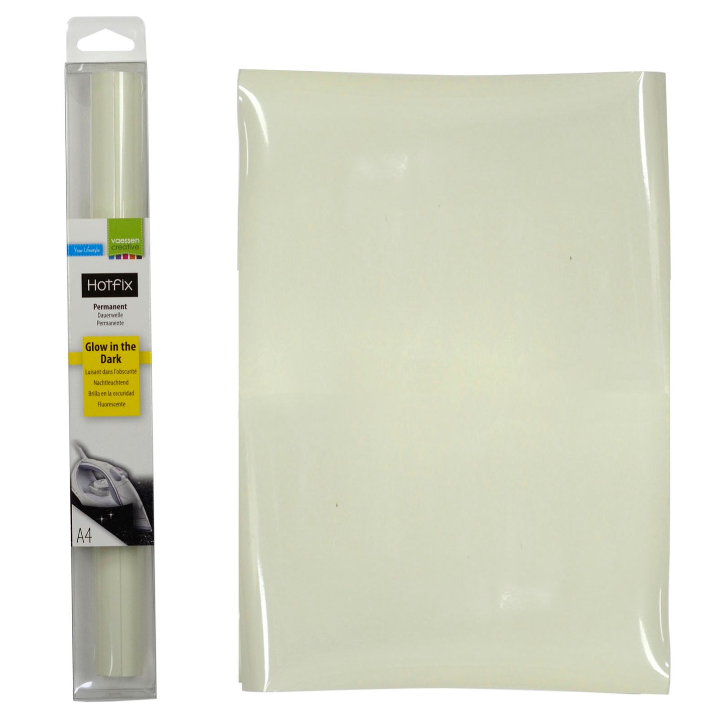 Vaessen creative • hotfix a4 si illumina al buio