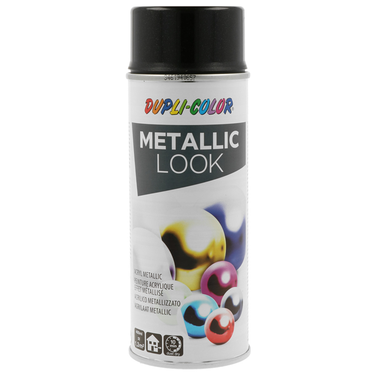 Motip 1068093 - aspetto metallico nero | 2 pezzi