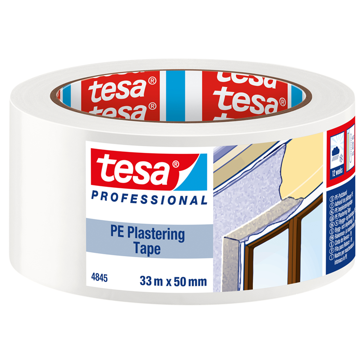 Tesa professional 1068919 - nastro per gesso in pe | 6 pezzi
