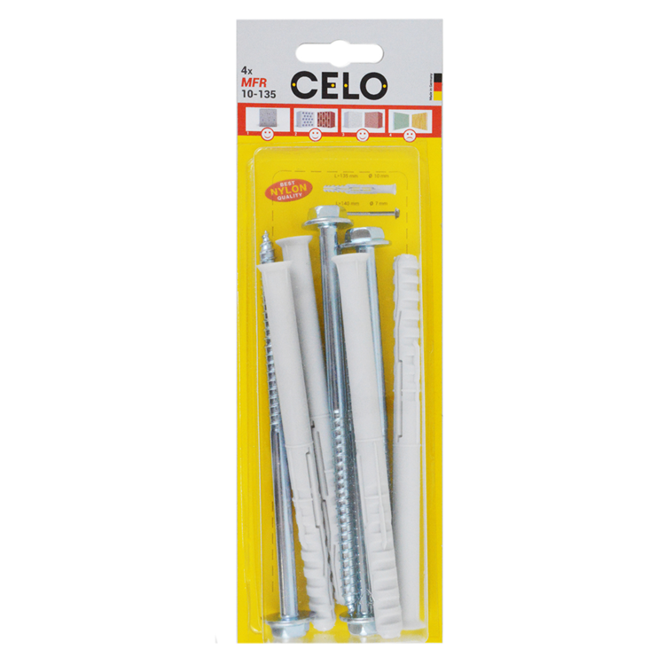 Celo 1065498 - multifunctionele raamplug mfr 10-135 sb ssks | 5 stuks