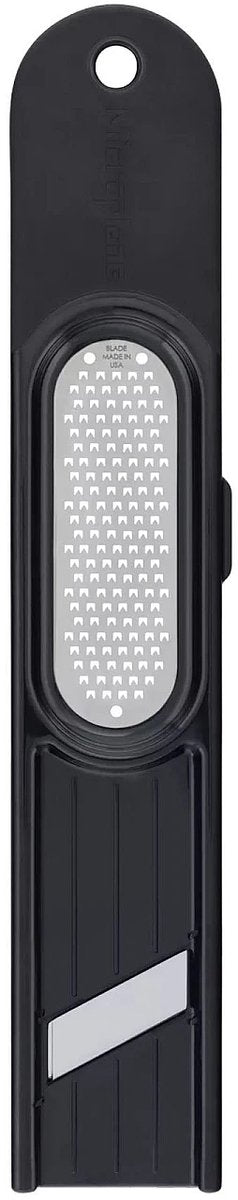 Microplane - Strumento per zenzero 3 in 1 nero