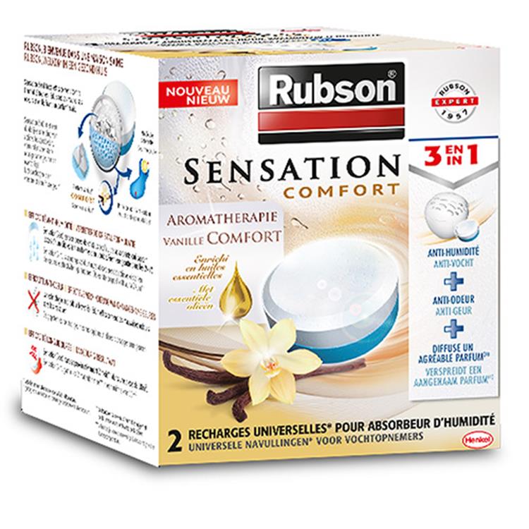 Rubson 1051261 - navulling tabs vanille 2x300g | 1 stuks