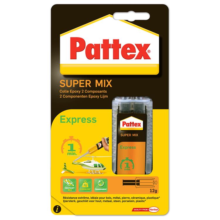 Pattex 1005197 - super mix espresso 1 min. | 6 pezzi