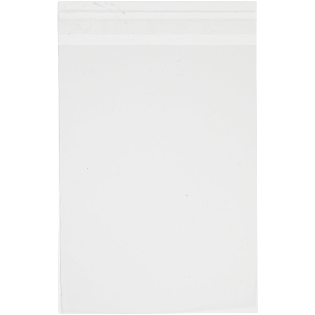 Sacchetti di cellophane dell'azienda Creativ, h: 16 cm, l: 12,5 cm, spessore 30 my, 50 pezzi 1 scatola