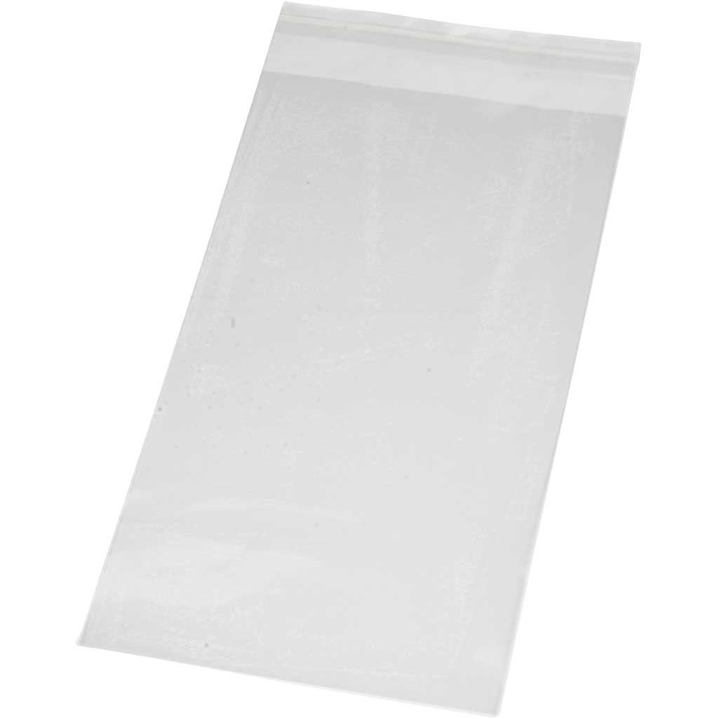 Sacchetti di cellophane dell'azienda Creativ, h: 22 cm, l: 12 cm, spessore 25 my, 20 pezzi 1 scatola