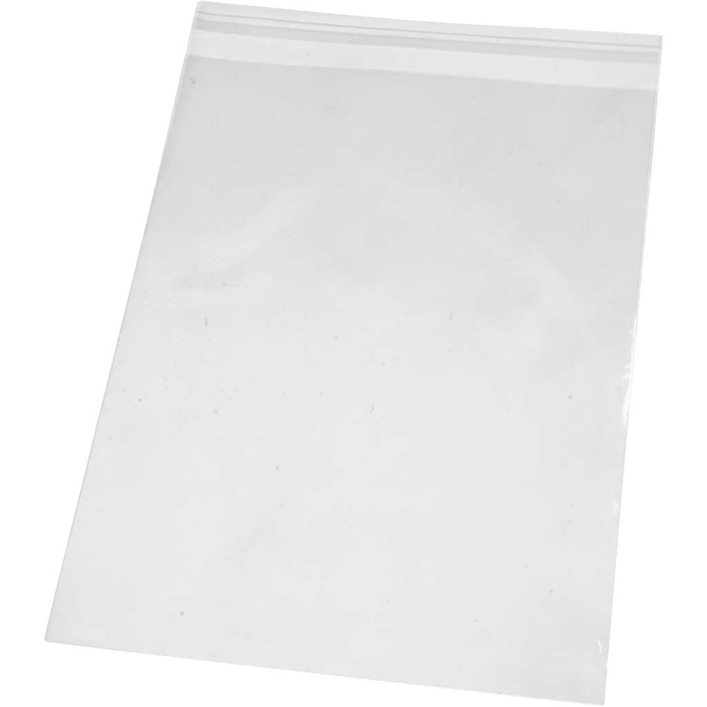 Sacchetti di cellophane dell'azienda Creativ, h: 25,3 cm, l: 18 cm, spessore 25 my, 20 pezzi 1 scatola