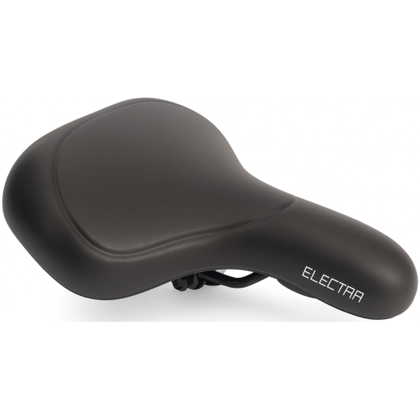 Edge fietszadel e-bike electra met handgreep en opbergruimte voor de apple air tag - zwart