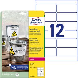 Etichette ultra resistenti avery l4776-20 99,1x42,3 mm