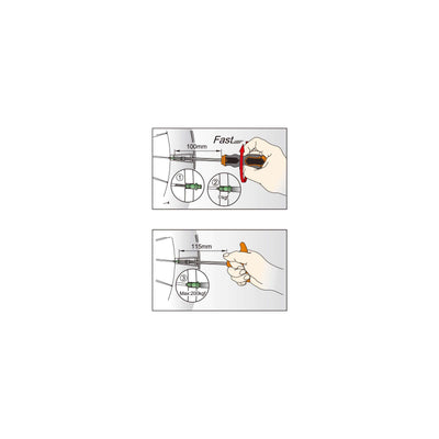 Icetoolz Spaak Niple Key 12d7 para 3.6 mm